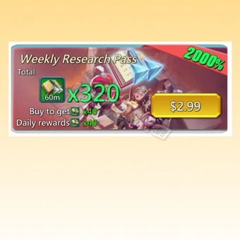 Pase de investigación semanal | Lords Mobile: Kingdom Wars