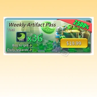 Pase semanal de artefactos | Lords Mobile: Kingdom Wars