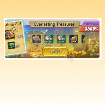 Tesoros eternos | Lords Mobile: Kingdom Wars