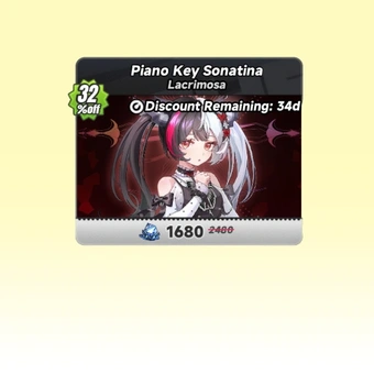 Piano Key Sonatina - Lacrimosa | Neverness to Everness (Globale)