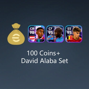 100 金幣+入門套裝：大衛·阿拉巴 | eFootball (PES)