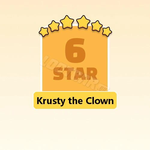 Krusty the Clown
6 Stars Set20-9 | MONOPOLY GO!