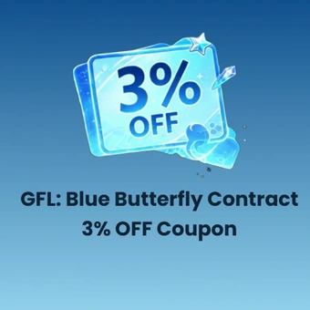 Cupón de suscripción con 3% de descuento | Girls’ Frontline: Contrato de Mariposa Azul